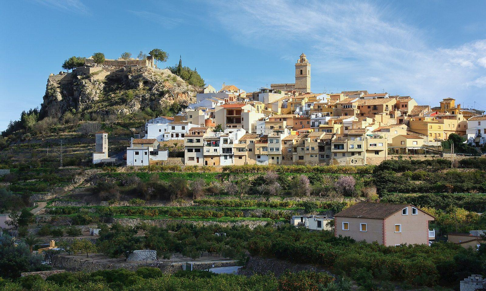 Costa Blancas lugnaste orter