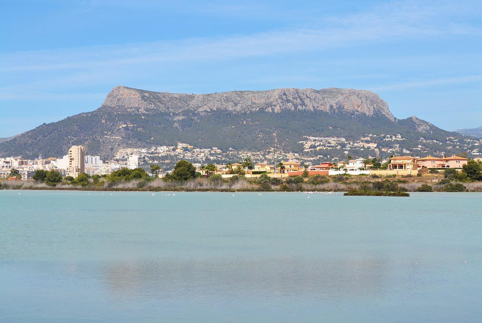 Saltsjön i Calpe