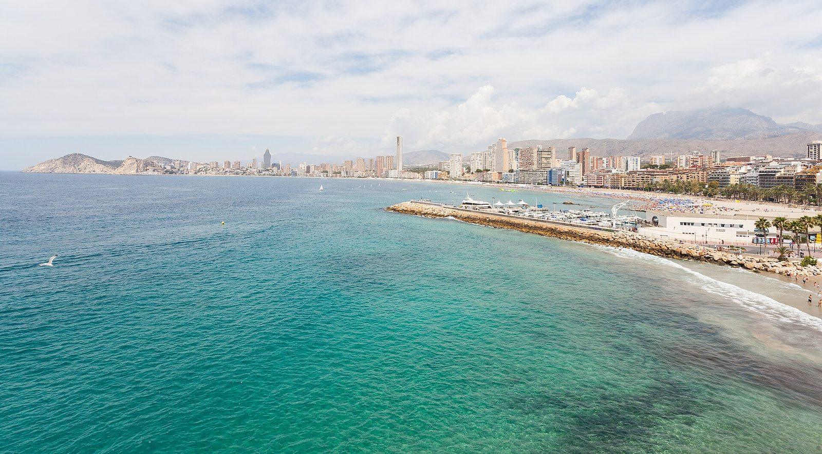 Playa de Poniente, Benidorm