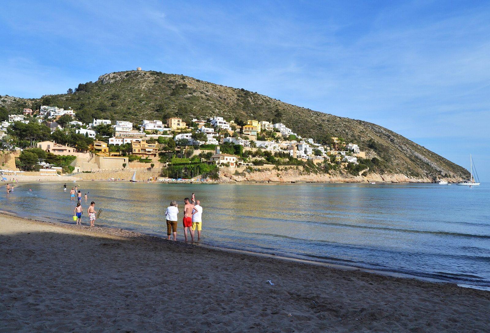 Stränder i Moraira